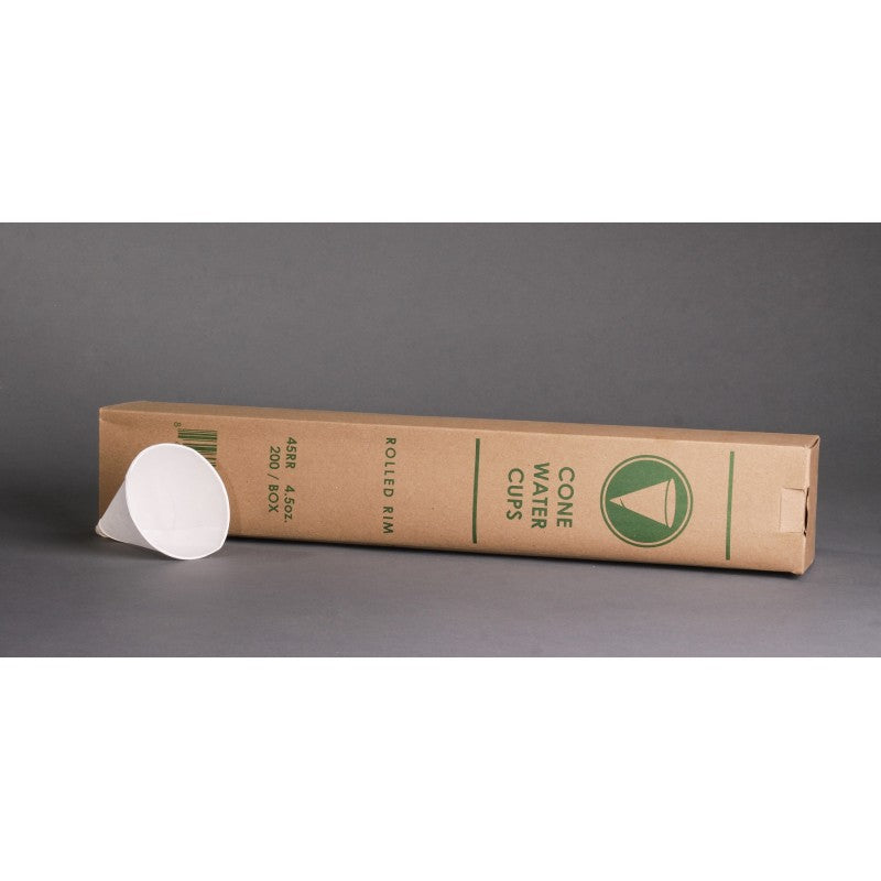 White Paper Cone Cups, 5000/Case